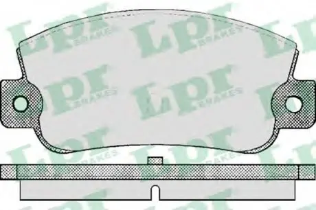 Комплект гальмівних колодок, дискове гальмо LPR 05P410 (фото 1)