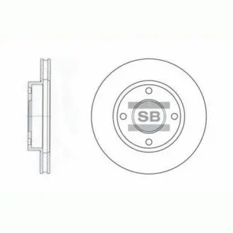Гальмівний диск передній SANGSIN BRAKE Hi-Q (SANGSIN) SD3027