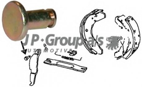 Болт тормозных колодок JP GROUP 8172550106 (фото 1)