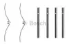 Комплектуючі, колодки дискового гальма BOSCH 1987474140