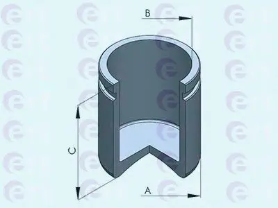 Поршень, корпус скоби гальма ERT 150960C