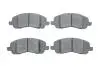 Комплект гальмівних колодок, дискове гальмо BOSCH 0986494575