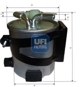 Топливный фильтр UFI 5541800 (фото 1)