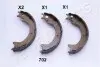 Комплект гальмівних колодок, стоянкова гальмівна система JAPANPARTS GF702AF