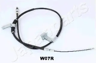 Трос, стояночная тормозная система JAPANPARTS BCW07R