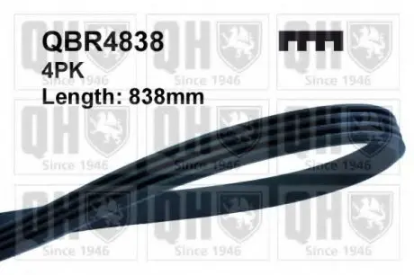 Ремінь клиновий QH QUINTON HAZELL QBR4838