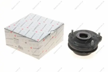 Подушка амортизатора (переднього) + підшипник Fiat Doblo 1.3D-2.0D 10- (L) KS 241 HUTCHINSON KS241