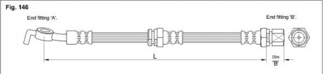 Тормозной шланг HA ST.1064 STARLINE HAST1064 (фото 1)
