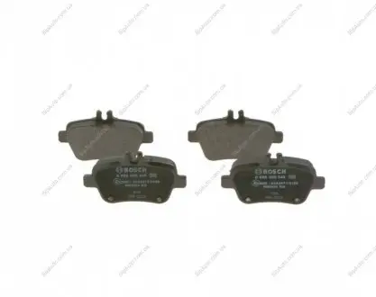 Комплект тормозных колодок, дисковый тормоз BOSCH 0986495348