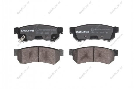 Колодки гальмові дискові задні Delphi LP3305