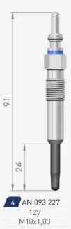 Свічка розжарення <8511800098> A-N PARTS 093227