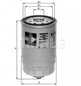 Паливний фільтр MAHLE MAHLE / KNECHT KC88