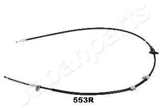 Трос ручного тормоза правый JAPANPARTS BC-553R