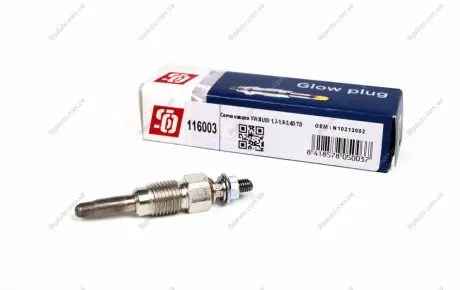 Свічка розжарювання SOLGY 116003