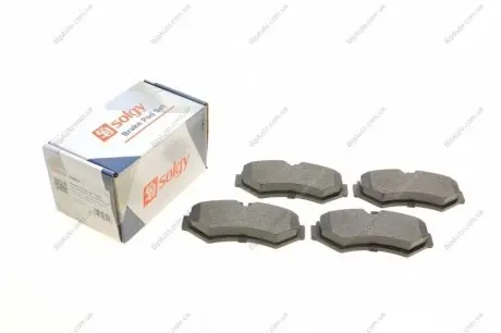 Колодки тормозные SOLGY 209004