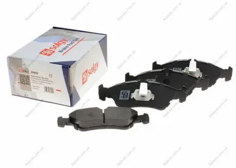 Фото 1 - комплект гальмівних колодок SOLGY 209002 Комплект гальмівних колодок SOLGY 209002 (фото 1)