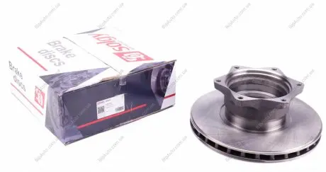 Диск гальмівний (задній) MB Vario (324х30) 17.5" SOLGY 208021