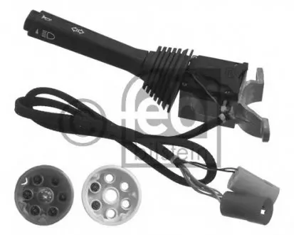 Миготливий покажчик, Вимикач на колонці кермового управління, Вимикач, звуковий сигнал FEBI BILSTEIN 35003