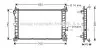 Радиатор FORD FOCUS 11/98- 1.8TDi, 2.0i 16V +AC [ AVA FD2265 FD2265