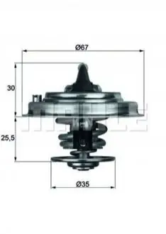 Термостат, охлаждающая жидкость MAHLE ORIGINAL MAHLE / KNECHT TX 30 71D