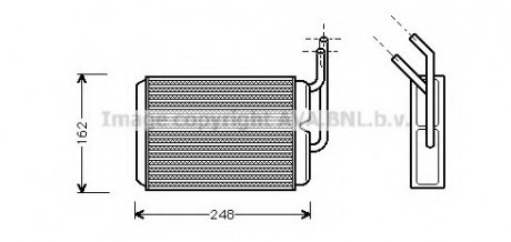 Теплообменник, отопление салона AVA QUALITY COOLING AVA COOLING RT6220