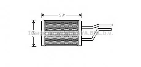 , отопление салона AVA QUALITY COOLING AVA COOLING TO6326