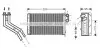 Теплообмінник, опалення салону AVA QUALITY COOLING RT6227