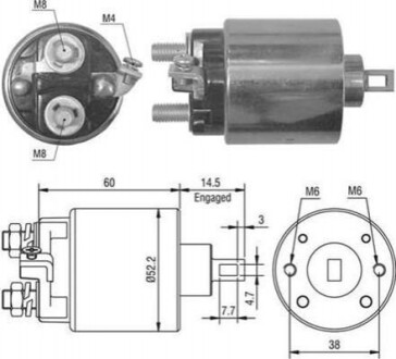 ELEKTROMAGNES OPEL MAGNETI MARELLI AME0022