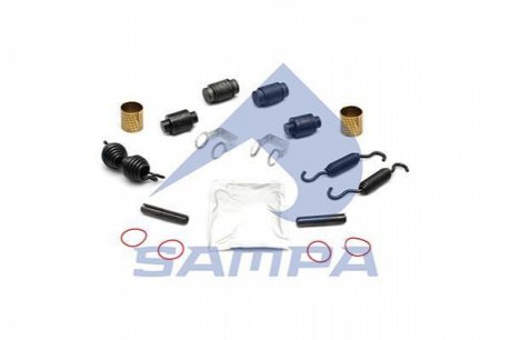 Ремонтний комплект, ролик гальмівних колодок SAMPA 085.510 (фото 1)