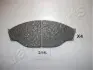 Комплект тормозных колодок, дисковый тормоз JAPANPARTS PA214AF PA-214AF