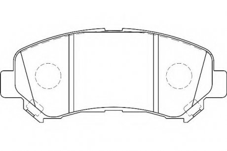 Комплект тормозных колодок, дисковый тормоз WAGNER WBP24632A (фото 1)