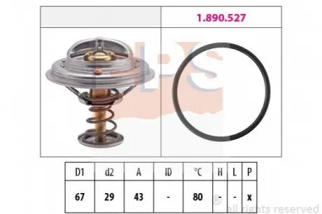 TERMOSTAT MERCEDES EPS 1880549