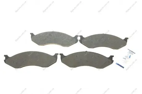 Фото 1 - комплект гальмівних колодок (дискових) ICER 140968 Комплект гальмівних колодок (дискових) ICER 140968 (фото 1)