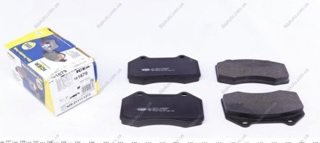 Комплект тормозных колодок, дисковый тормоз ICER 181679 (фото 1)