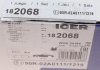 Комплект тормозных колодок, дисковый тормоз ICER 182068 (фото 7)
