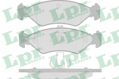 Комплект тормозных колодок, дисковый тормоз LPR 05P655