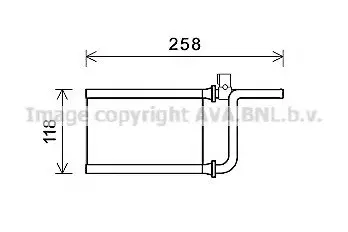 Радиатор отопления MTA 6254 AVA AVA COOLING MTA6254
