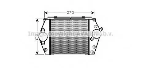 Интеркулер AVA QUALITY COOLING AVA COOLING MZ4188