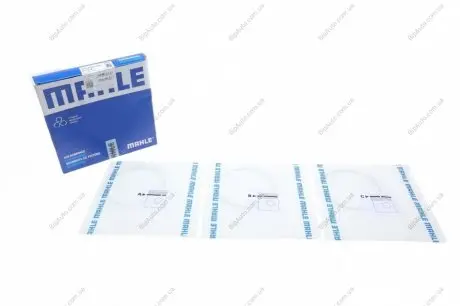 Кольца поршневые (1cyl) MB OM904/OM906 D 102.0 (3/2.5/4) MAHLE MAHLE / KNECHT 003 16 N0
