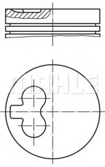 Поршень MAHLE ORIGINAL MAHLE / KNECHT 009 79 04