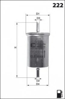 Топливный фильтр MECAFILTER ELE6067 (фото 1)
