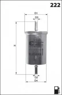 Паливний фільтр MECAFILTER ELE6075