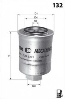 Топливный фильтр MECAFILTER ELG5217 (фото 1)