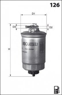 Топливный фильтр MECAFILTER ELG5234 (фото 1)