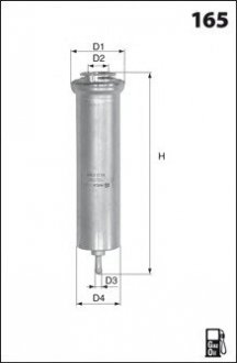 Топливный фильтр MECAFILTER ELG5301 (фото 1)