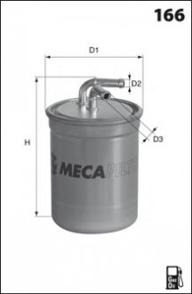 Топливный фильтр MECAFILTER ELG5318 (фото 1)
