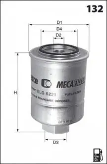 Топливный фильтр MECAFILTER ELG5380