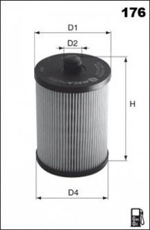 Топливный фильтр MECAFILTER ELG5411 (фото 1)