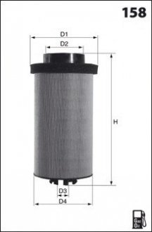 Топливный фильтр MECAFILTER ELG5543 (фото 1)