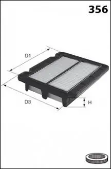 Повітряний фільтр MECAFILTER ELP9200